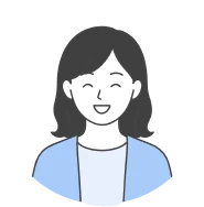 笑顔の女性イラスト